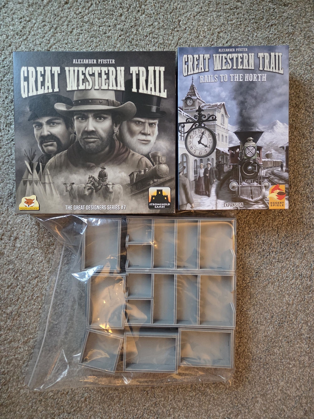 Great Western Trail Board Game With Rails To The North Expansion, Promos, Insert